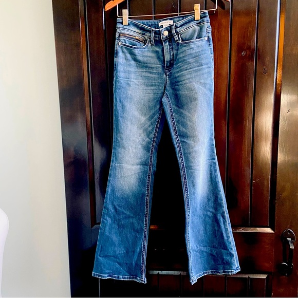 Athleta Jeans Athleta Sculptek Flare Jeanssize 2p Poshmark